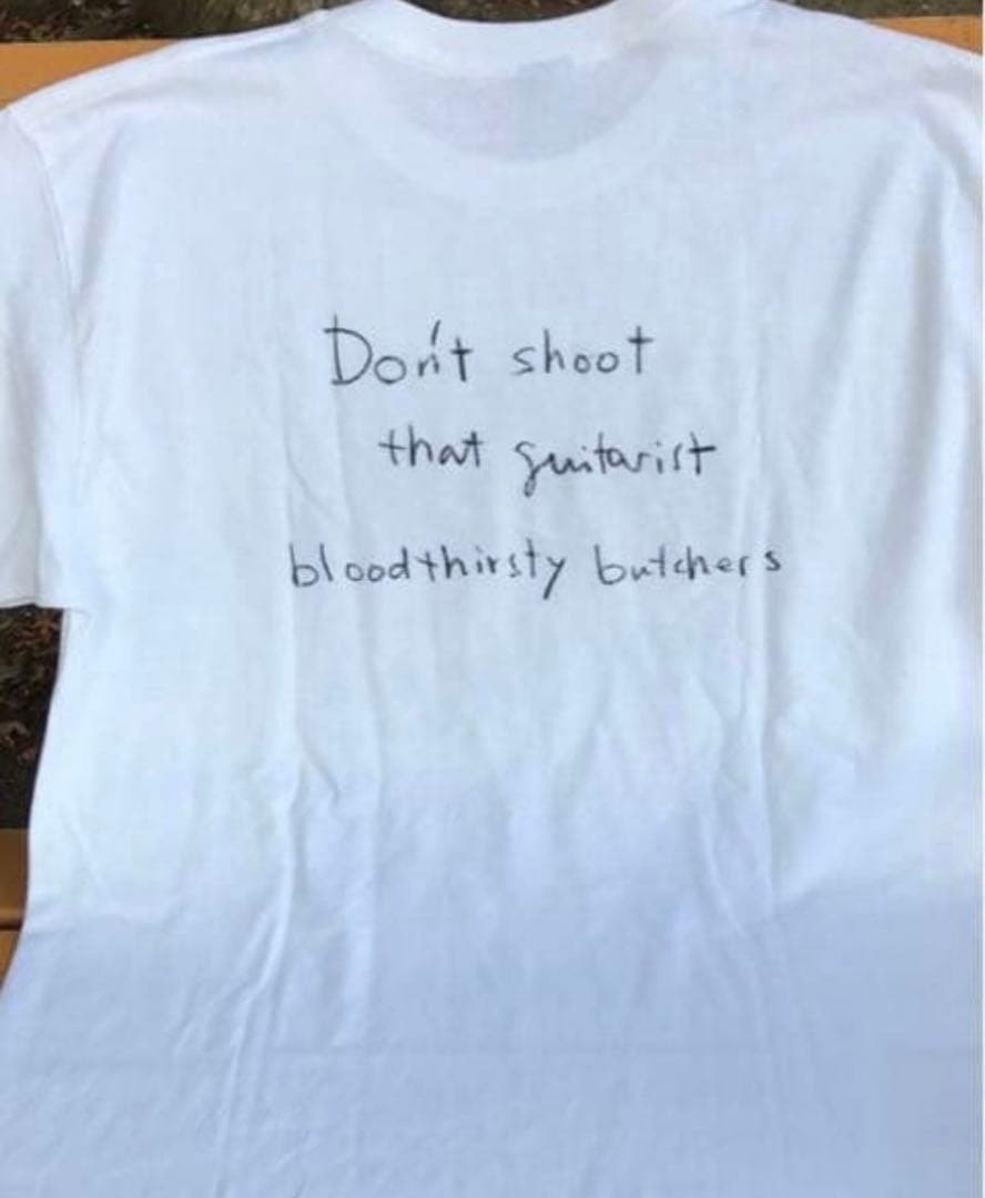 bloodthirsty butchers/ギタリストを殺さないで　Tシャツ