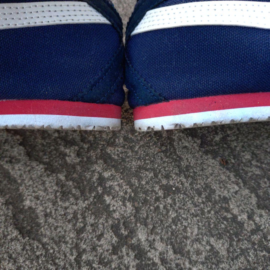 オニツカタイガー メキシコ66スリッポン ネイビー スニーカー 24cm