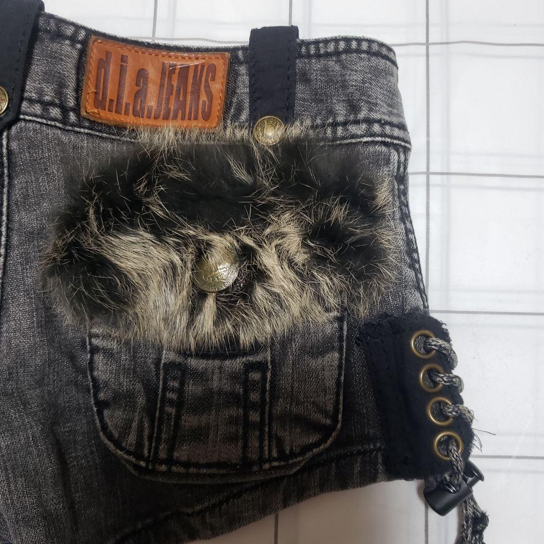 d.i.a. ラビットファー付きショートパンツ 24