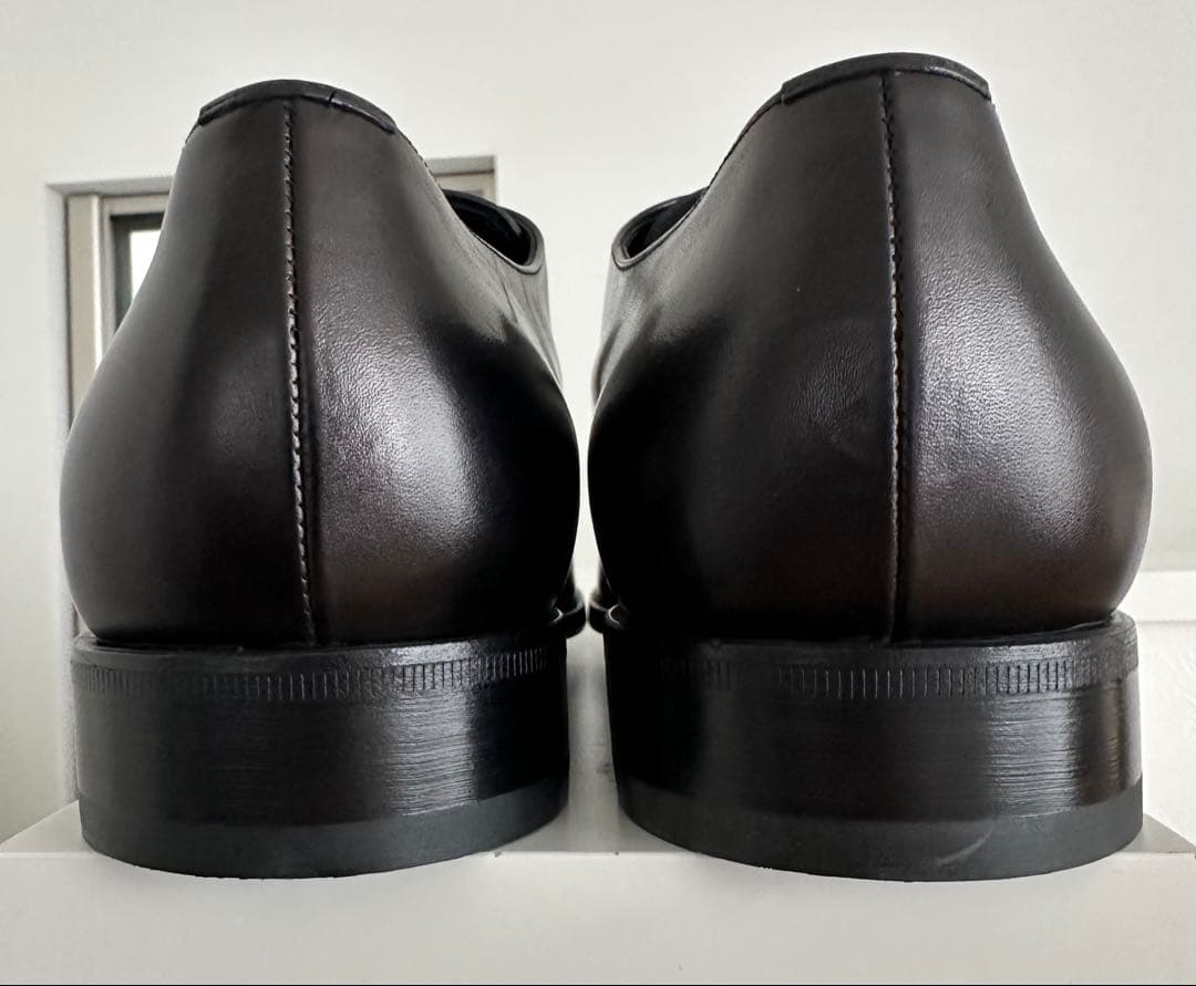 靴 PRADA Double Monk Strap Leather Shoes