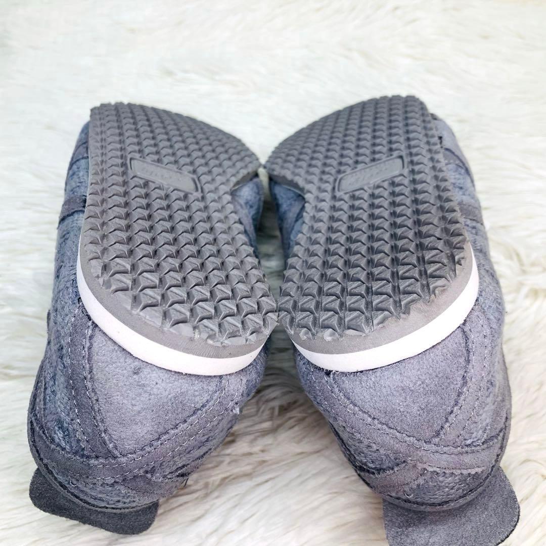 【新品タグ付き】オニツカタイガー23㌢メキシコ66 スリッポン　ニット　裏ボア