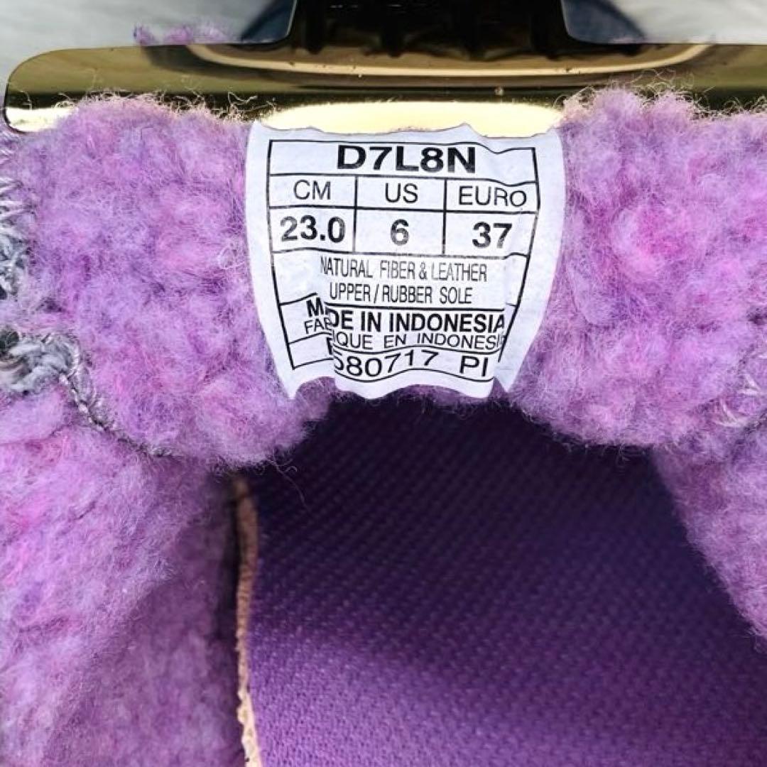 【新品タグ付き】オニツカタイガー23㌢メキシコ66 スリッポン　ニット　裏ボア