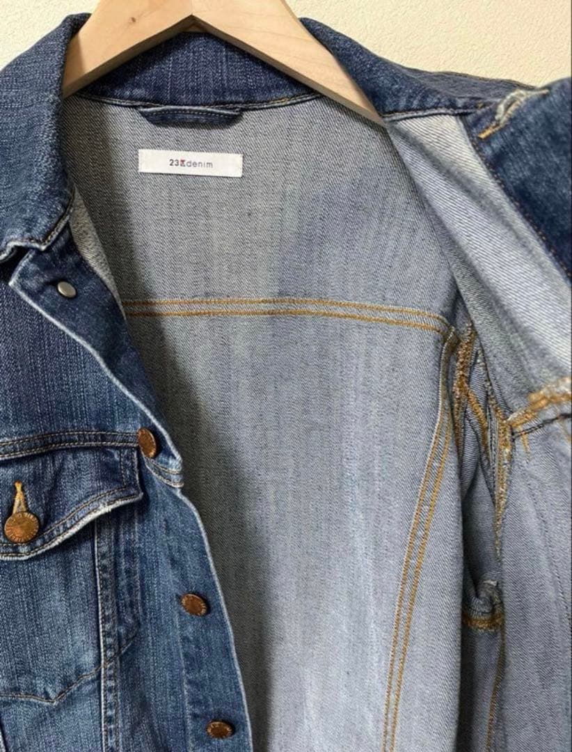23区❤️希少☆大きいサイズ50♡色落ち良い☆デニムジャケット☆ジーンズ