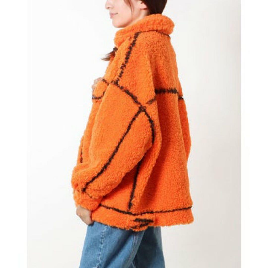 Desigual. デシグアル　ボアジャケットコート　オレンジ　レア品