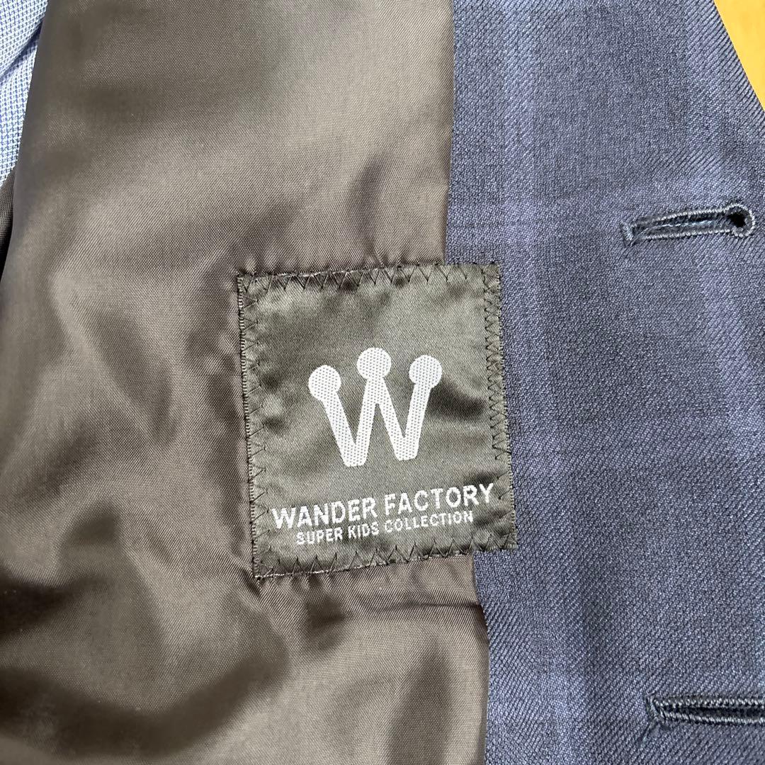スーツ超美品6点セット⭐︎WANDER FACTORY チェック柄スーツ 150
