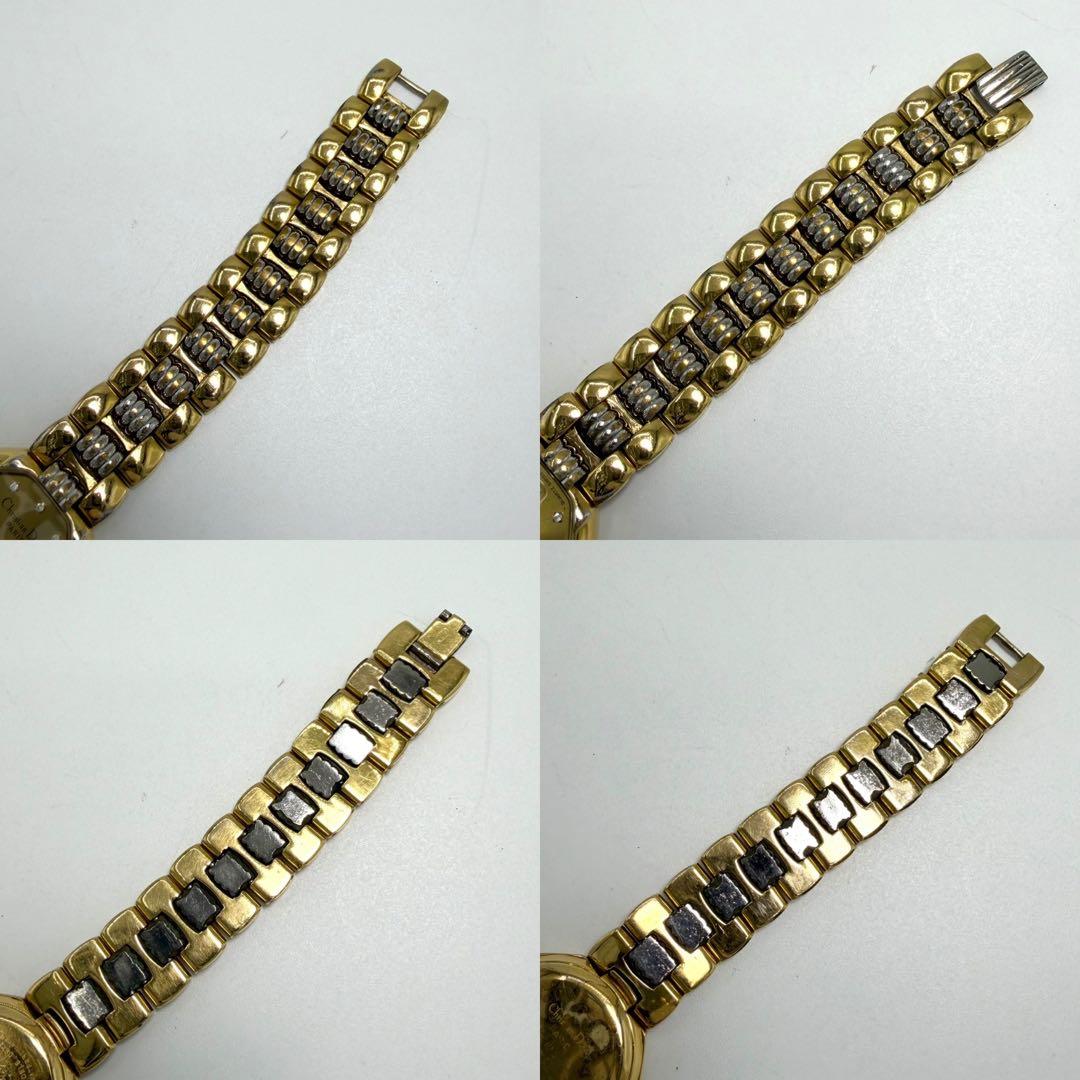 【稼働】 Christian Dior 腕時計 オクタゴン 12Pダイヤ