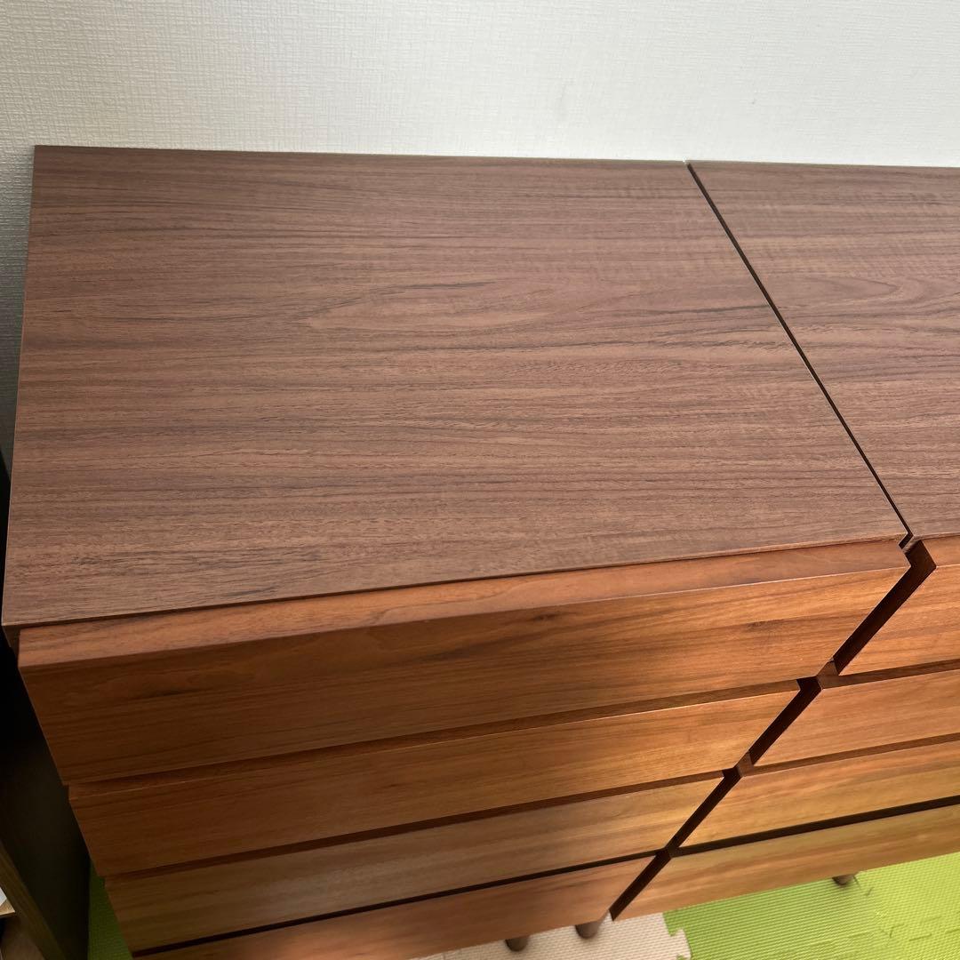 チェスト キャビネット 脚付き リビングボード 幅45 天然木 ②