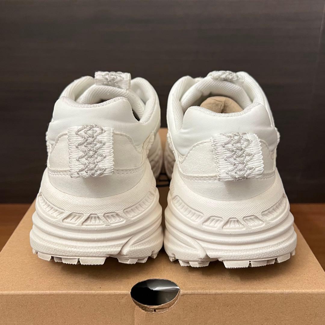 極美品 UGG CA805 ジップ 厚底 スニーカー 白