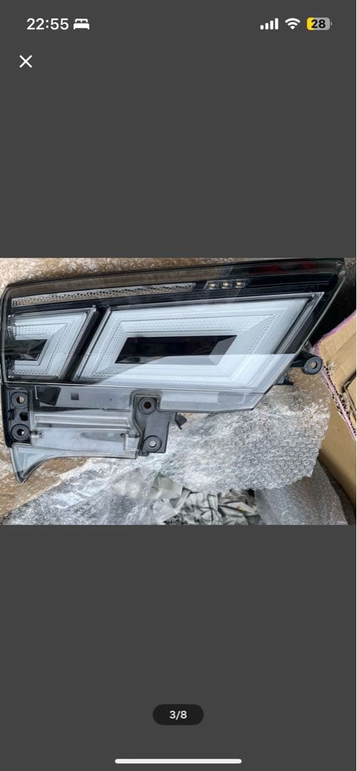 ヴェルファイア30系後期　点滅テールライト一式シーケンシャル加工済み