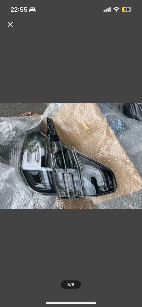 ヴェルファイア30系後期　点滅テールライト一式シーケンシャル加工済み