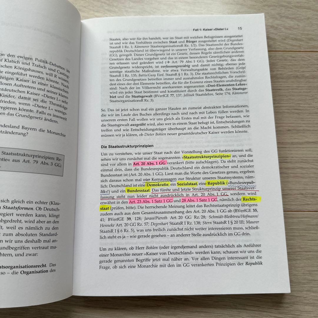 Lernen mit Fällen Staatsrecht I