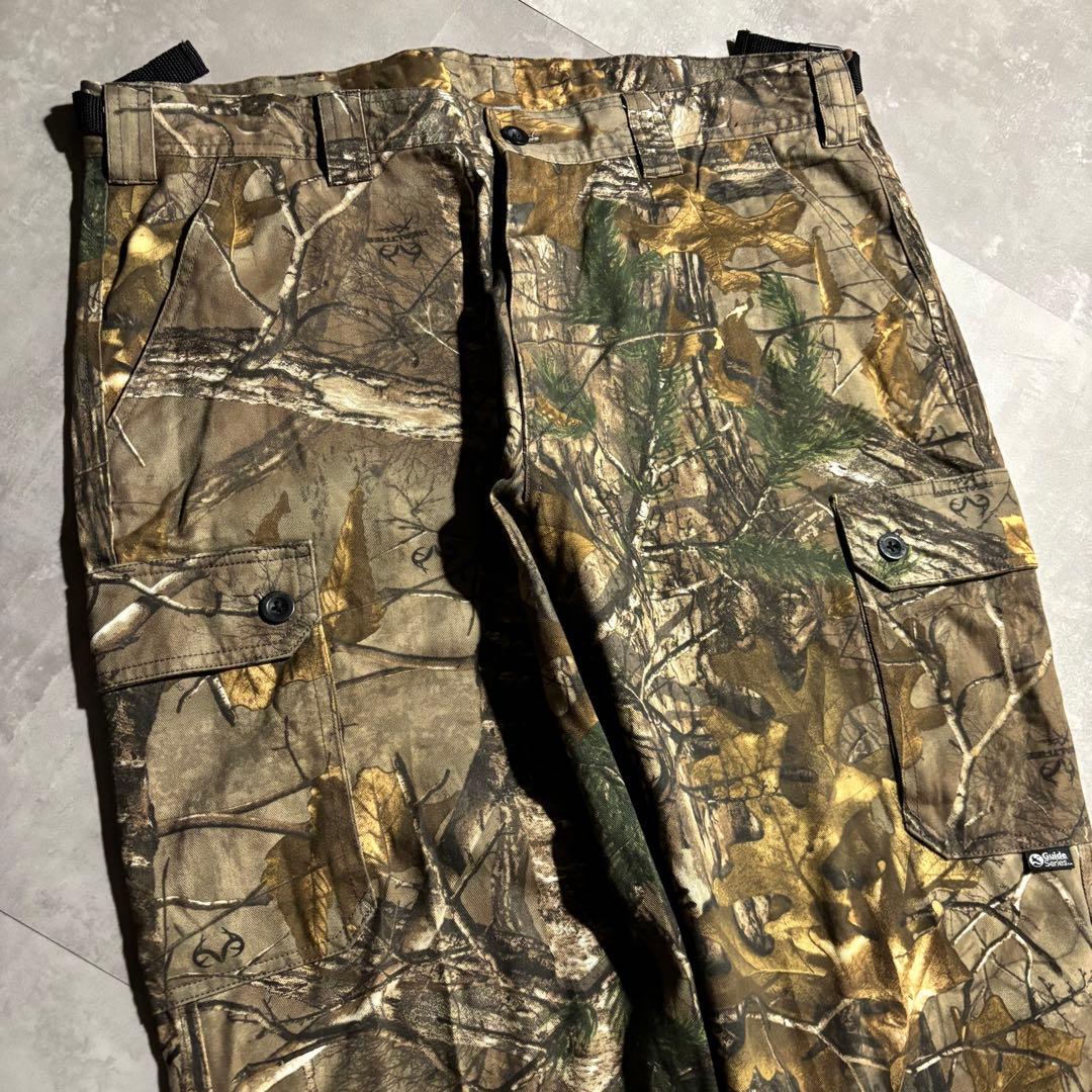 極太 90s - リアルツリーカモパンツ ワイドパンツ　迷彩　y2k ワイド