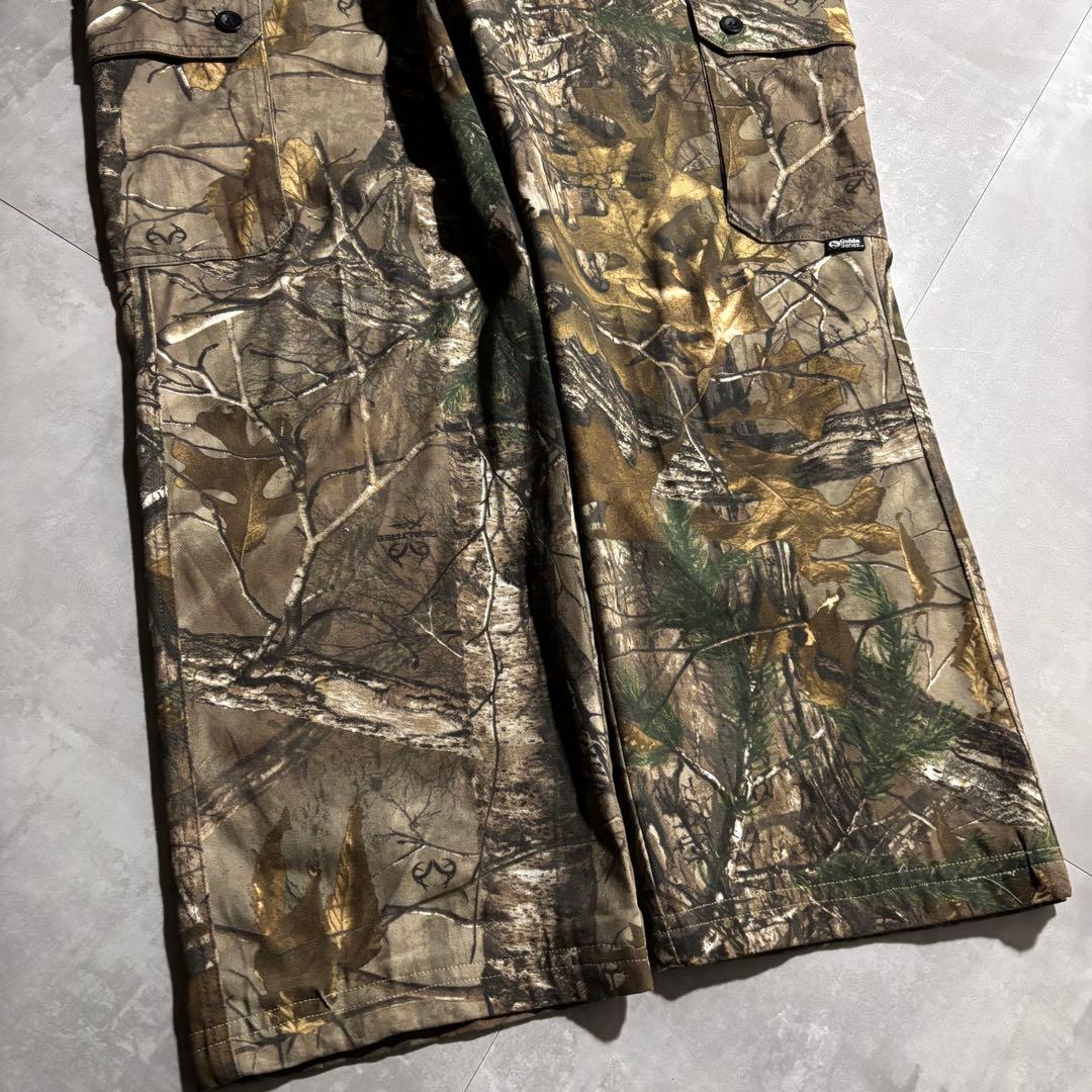 極太 90s - リアルツリーカモパンツ ワイドパンツ　迷彩　y2k ワイド