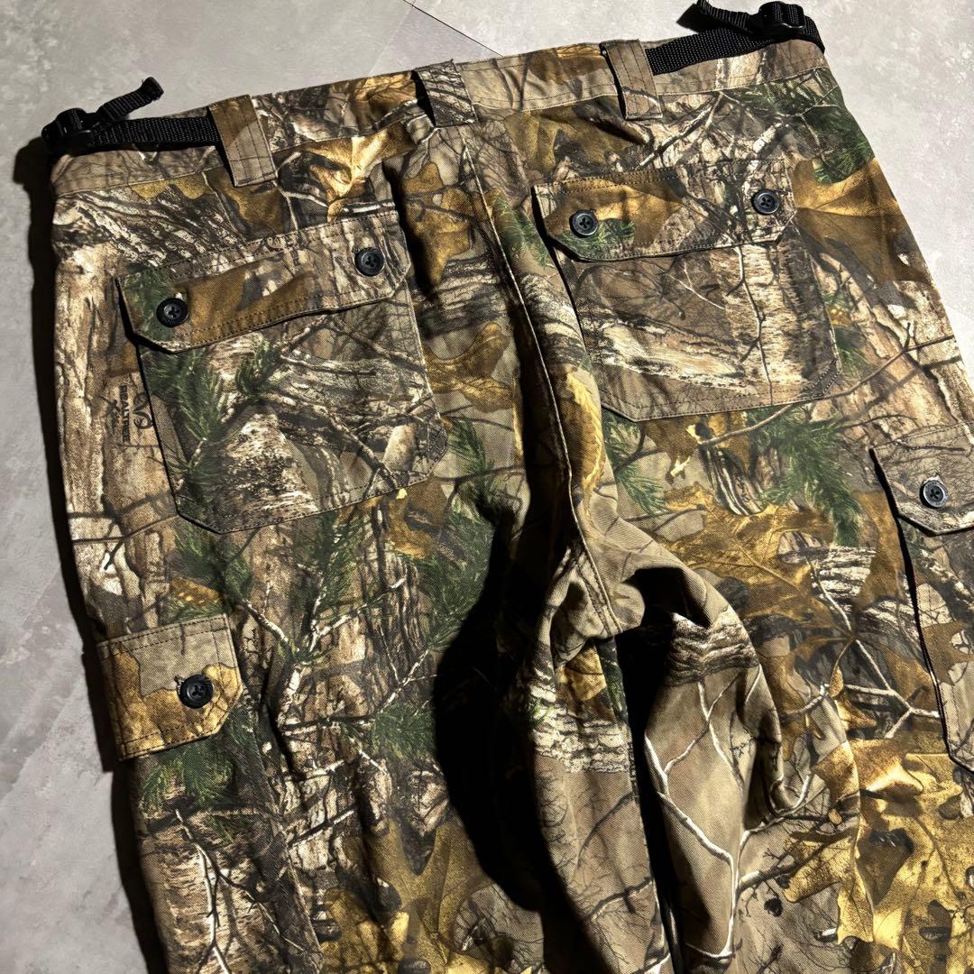 極太 90s - リアルツリーカモパンツ ワイドパンツ　迷彩　y2k ワイド