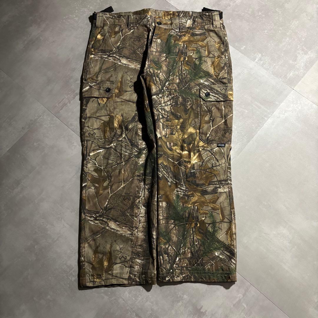 極太 90s - リアルツリーカモパンツ ワイドパンツ　迷彩　y2k ワイド