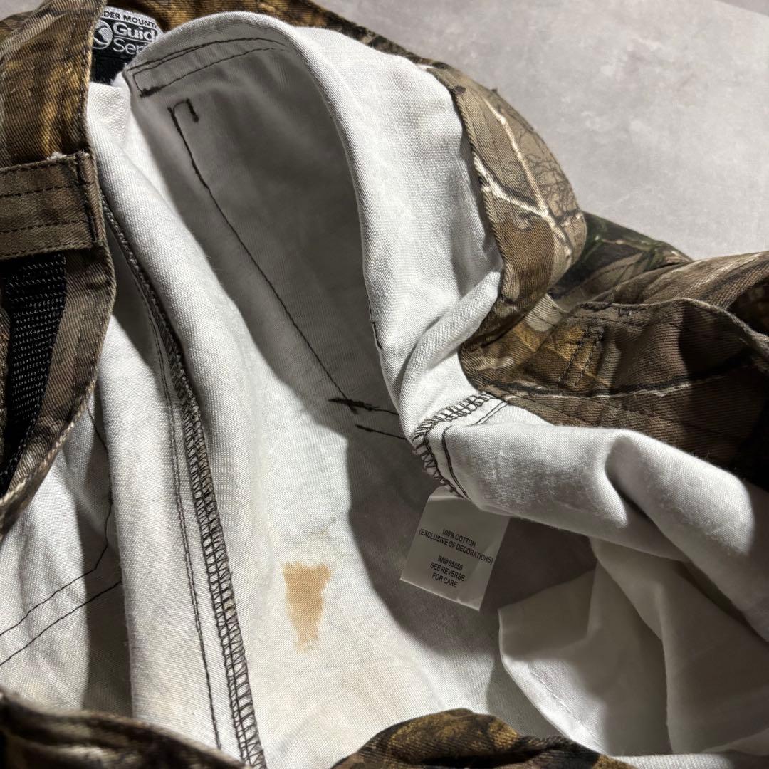 極太 90s - リアルツリーカモパンツ ワイドパンツ　迷彩　y2k ワイド