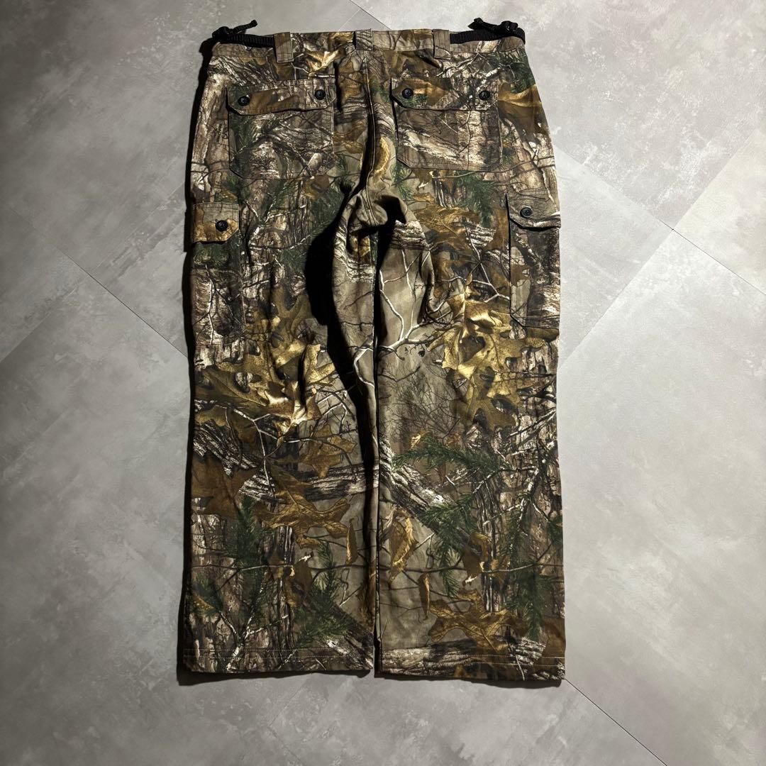 極太 90s - リアルツリーカモパンツ ワイドパンツ　迷彩　y2k ワイド