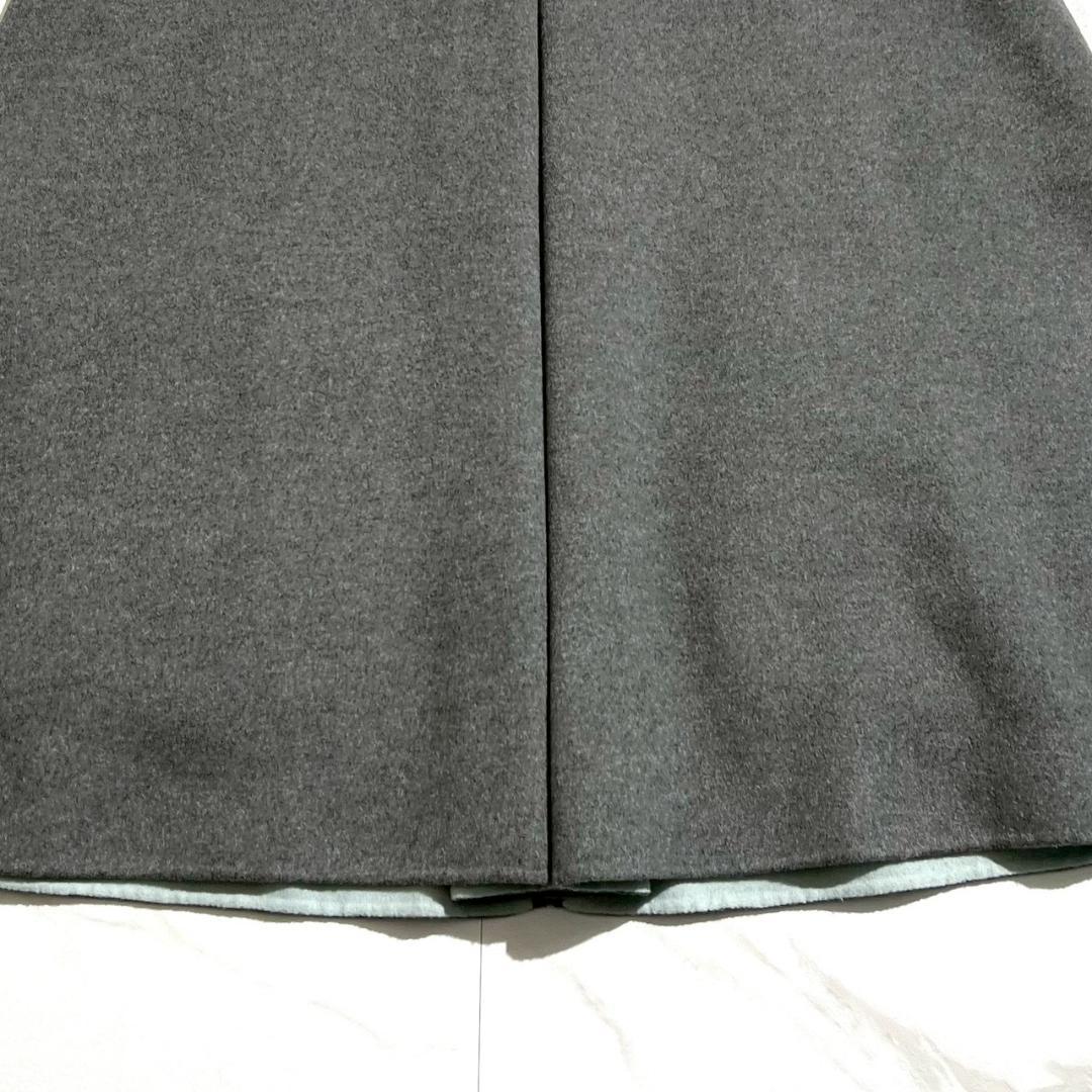 極美品　MANZONI24　ロロピアーナ　カシミヤウール　ミンクファー　ポンチョ