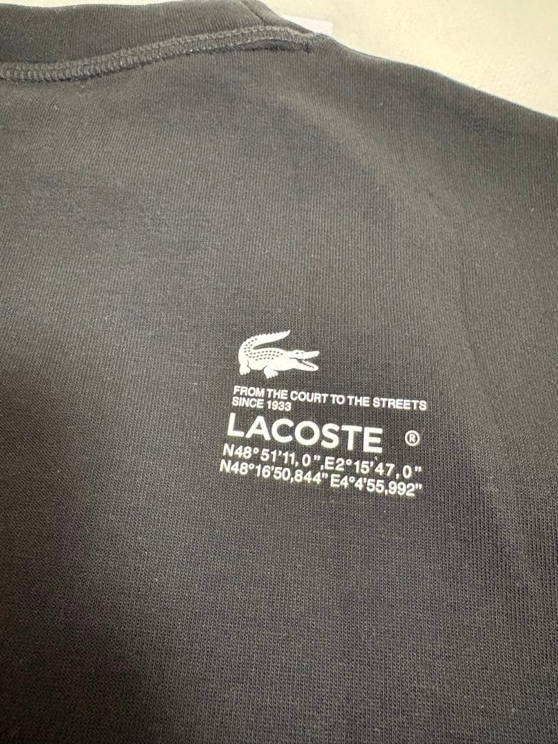 LACOSTE/ラコステ/スエット・トレーナー/黒/新品未使用