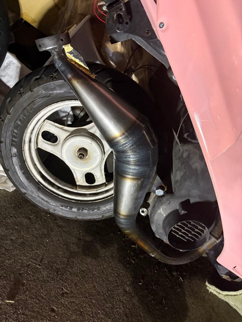 激レア af18 チャンバー af27 28 dioスーパーディオ マフラー