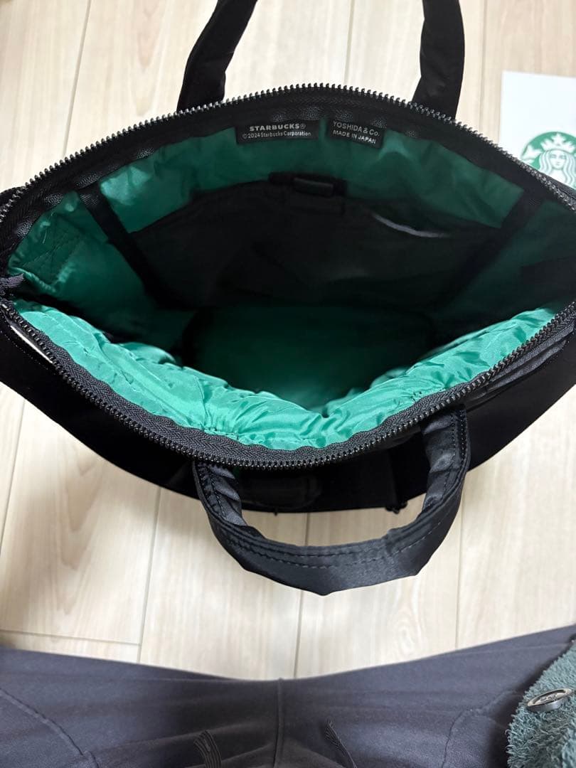 PORTER スターバックス コーヒービーンシェイプヘルメットバッグ ブラック