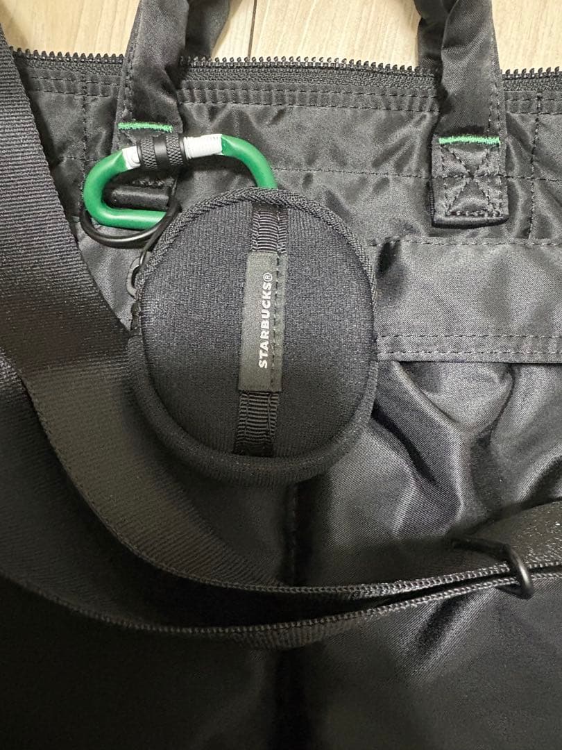 PORTER スターバックス コーヒービーンシェイプヘルメットバッグ ブラック