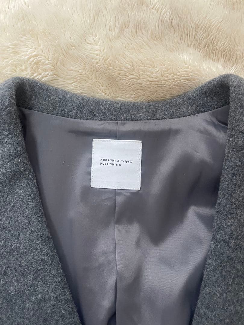 【特別価格】北欧暮らしの道具店　3WAYアレンジ襟のかろやかチェスターコート