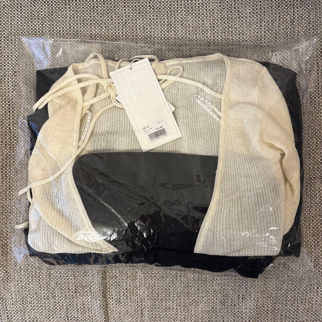 ワンピース andmary Sara silky dress black S