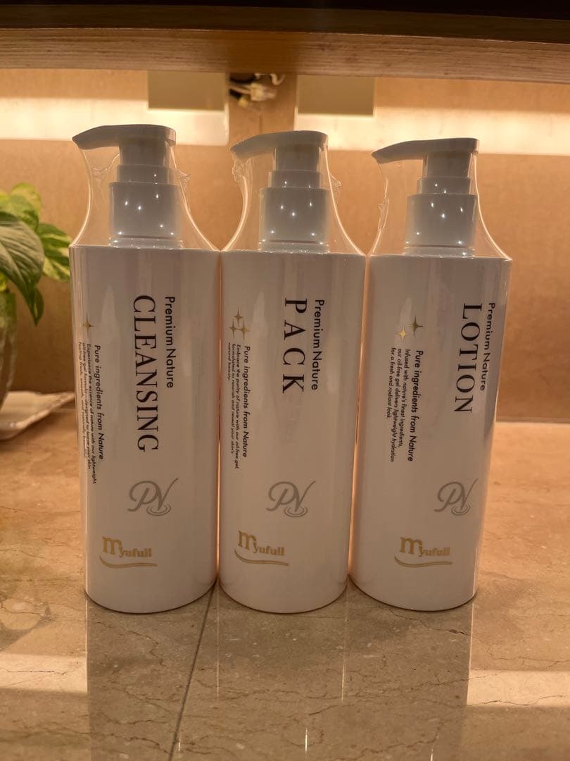 Myufull プレミアムナチュレ　クレンジング・パック・ローションセット