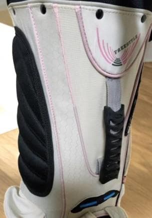 Olive　送料無料/お買得品　PING キャディバッグ ホワイト/ピンク