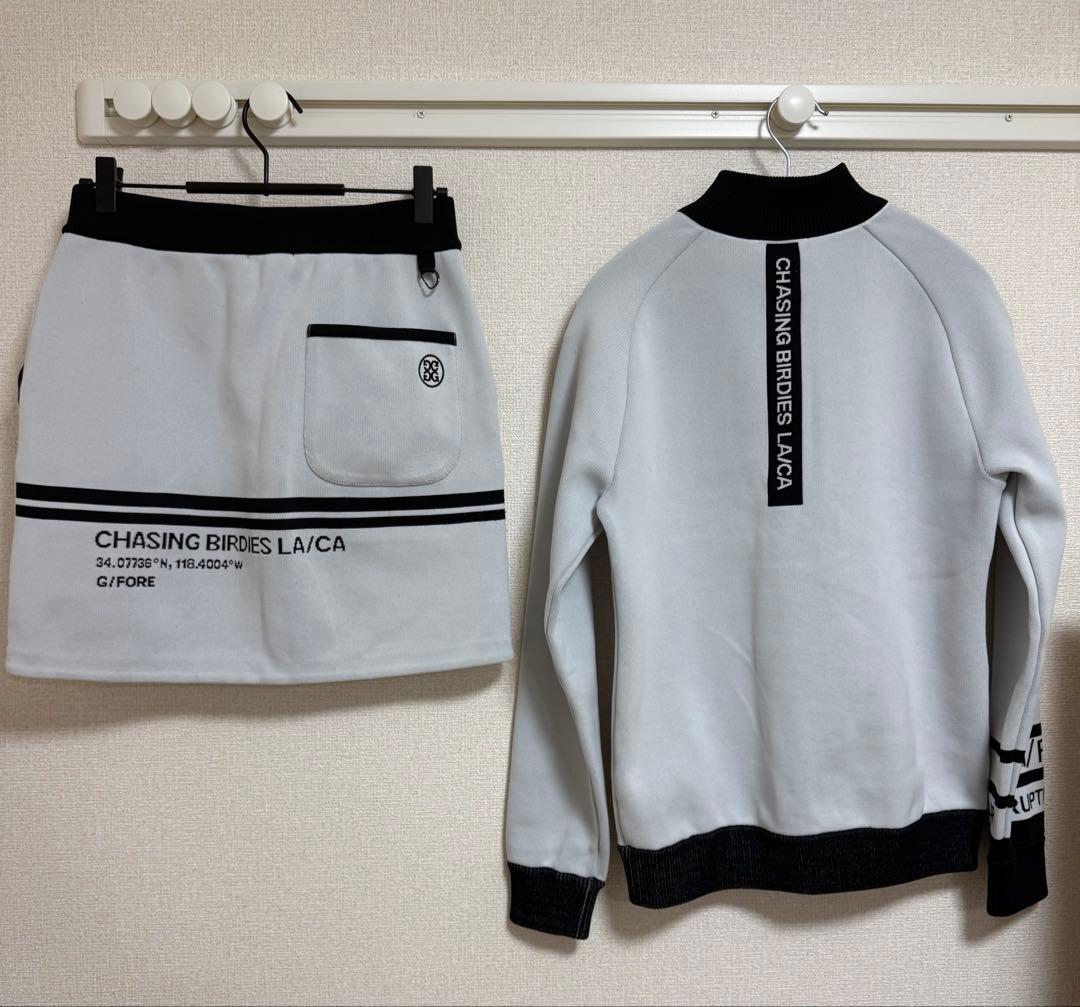 G/FORE ジーフォア レディース セットアップ ゴルフウェア M グレー