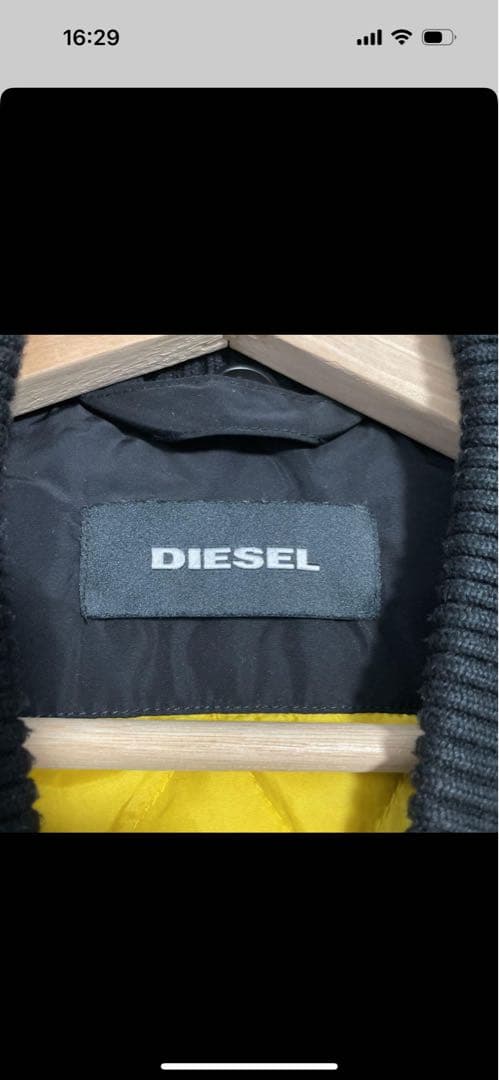 MA-1 ブルゾン　diesel 黒　Sサイズ