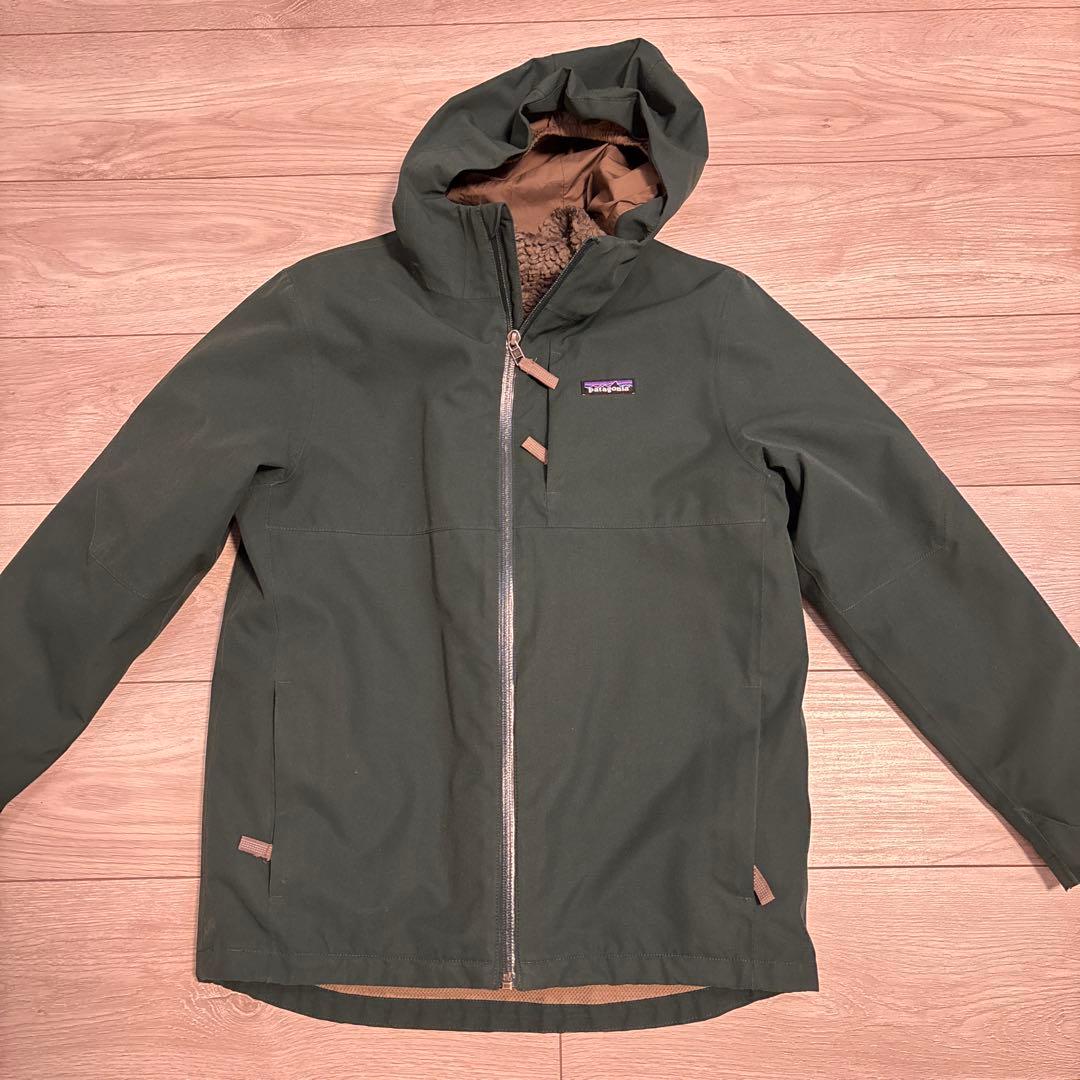 patagonia フード付きジャケット L 12 ダークグリーン