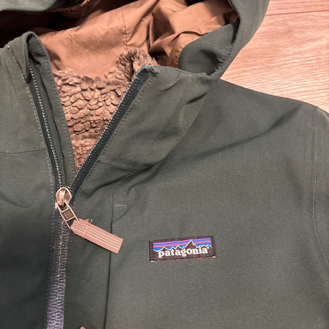 patagonia フード付きジャケット L 12 ダークグリーン