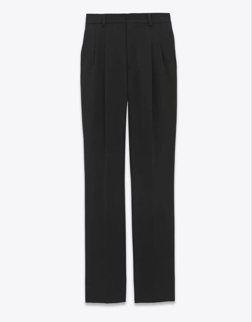 Saint Laurent ハイウエストテーラードパンツ