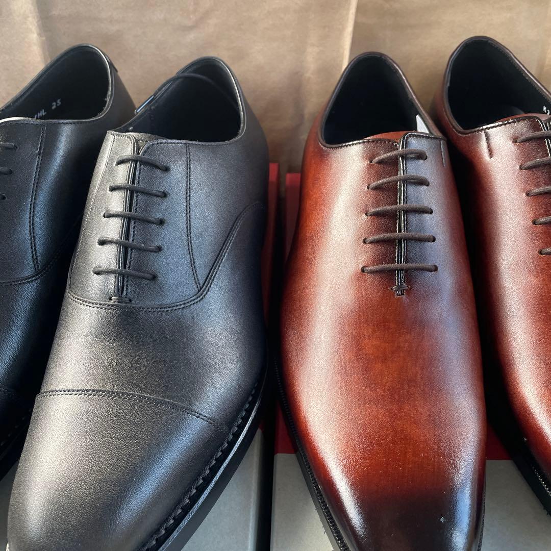 リーガル　01HLブラック　24GLブラウン 25CM 2足セット