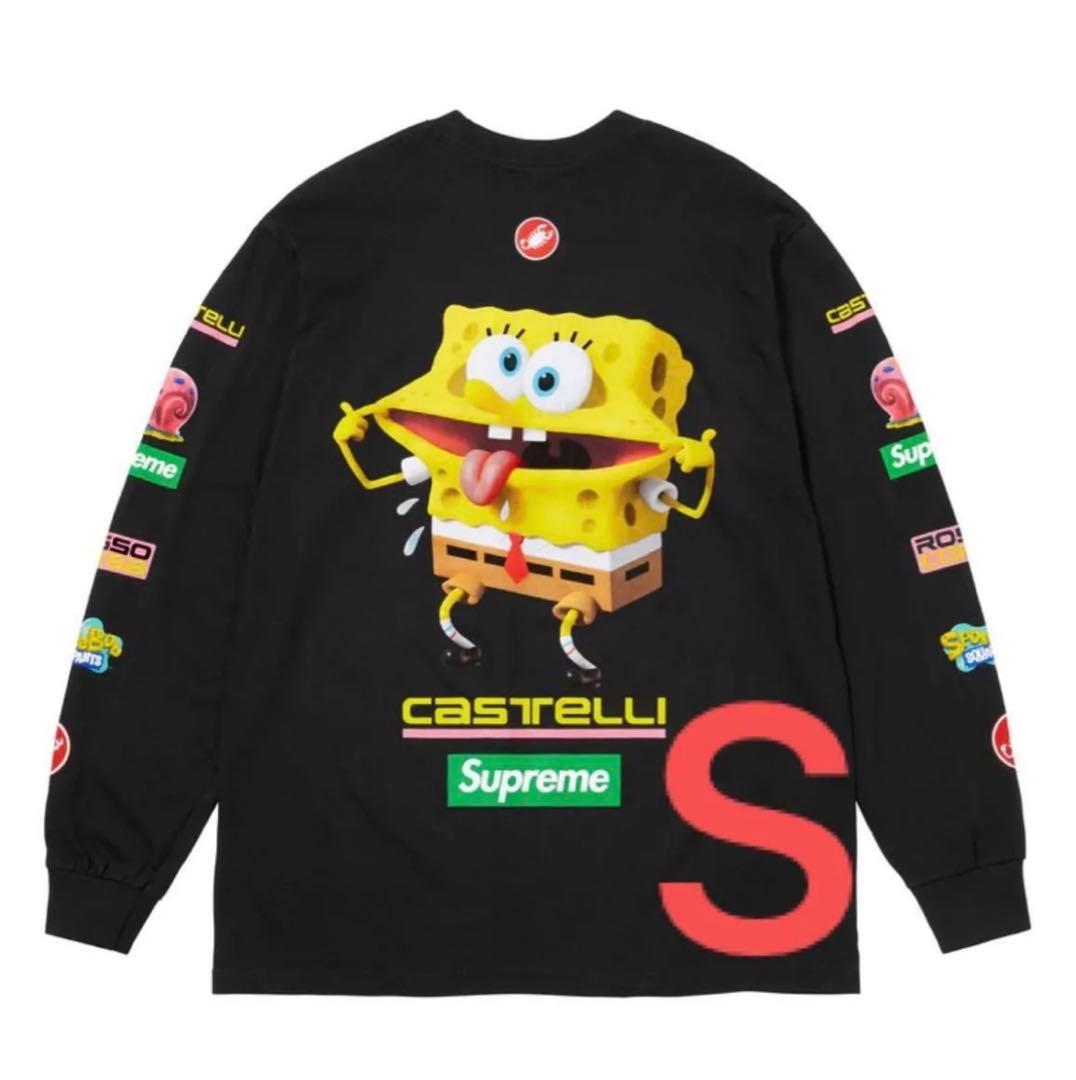Sponge Bob Castelli Cycling L/S Tee Sサイズ