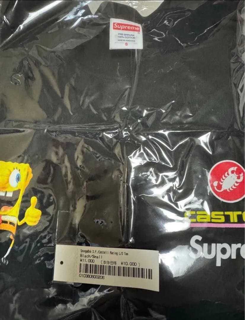 Sponge Bob Castelli Cycling L/S Tee Sサイズ