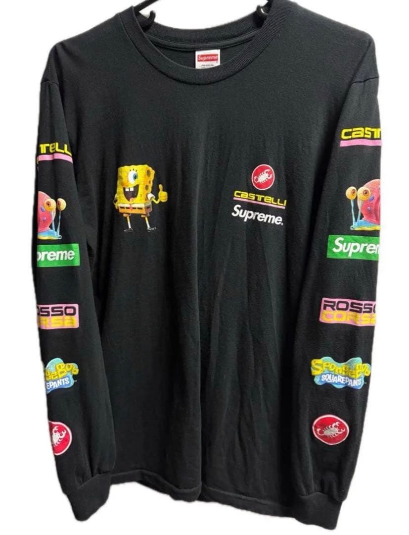 Sponge Bob Castelli Cycling L/S Tee Sサイズ