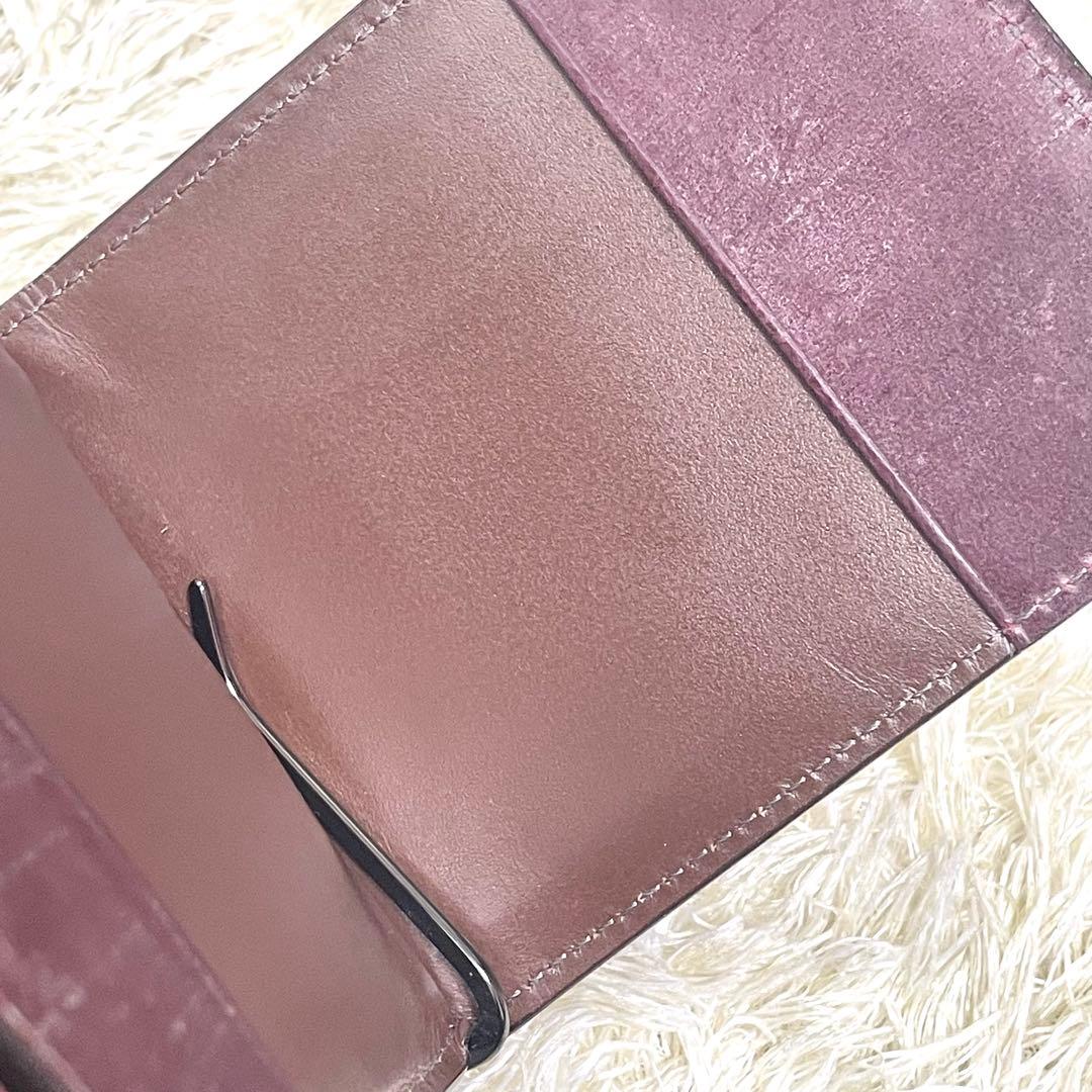 COCOMEISTER マネークリップ　ボルドー　ミッドナイト　レザー