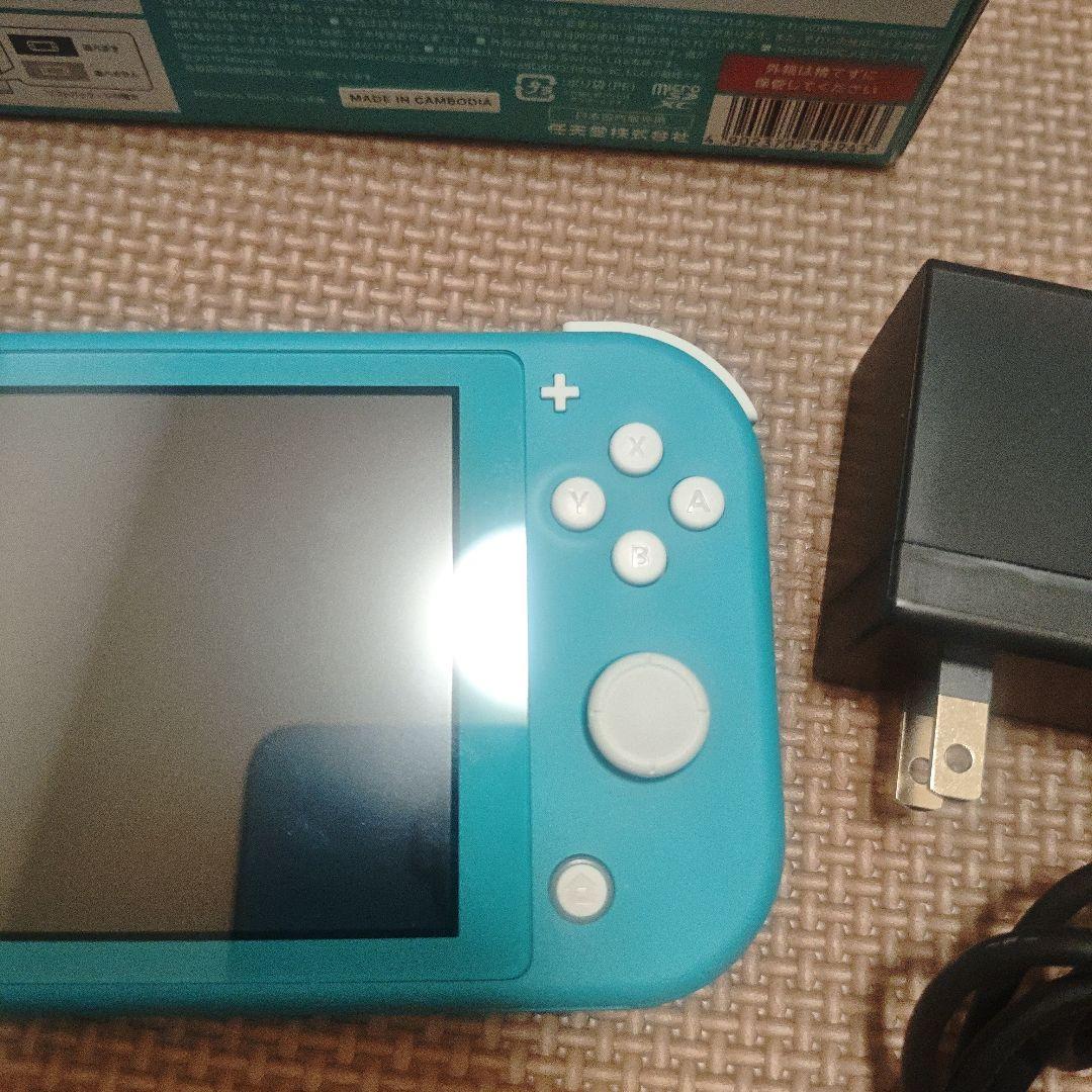 くろ　Nintendo Switch Lite ターコイズ 本体　超美品