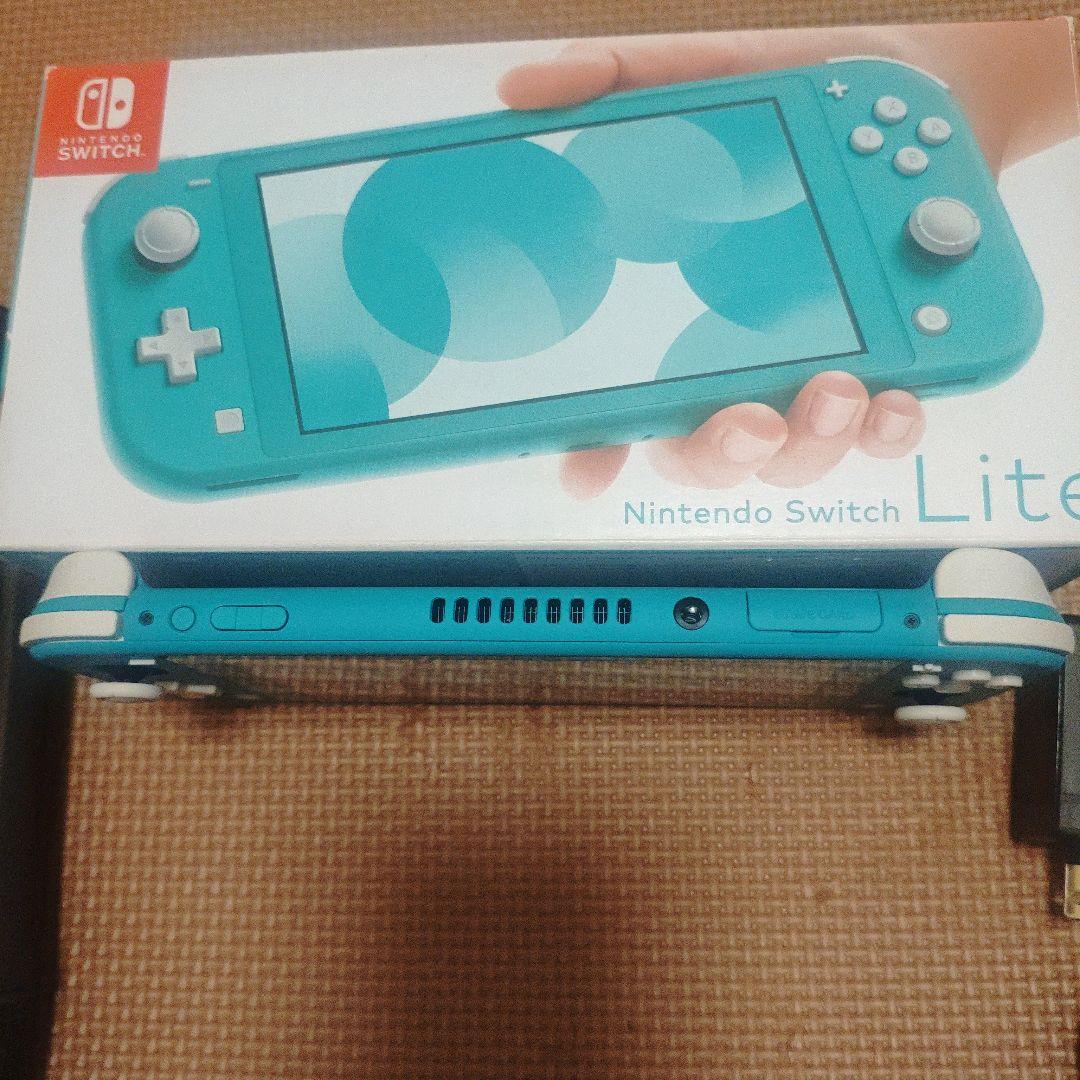くろ　Nintendo Switch Lite ターコイズ 本体　超美品
