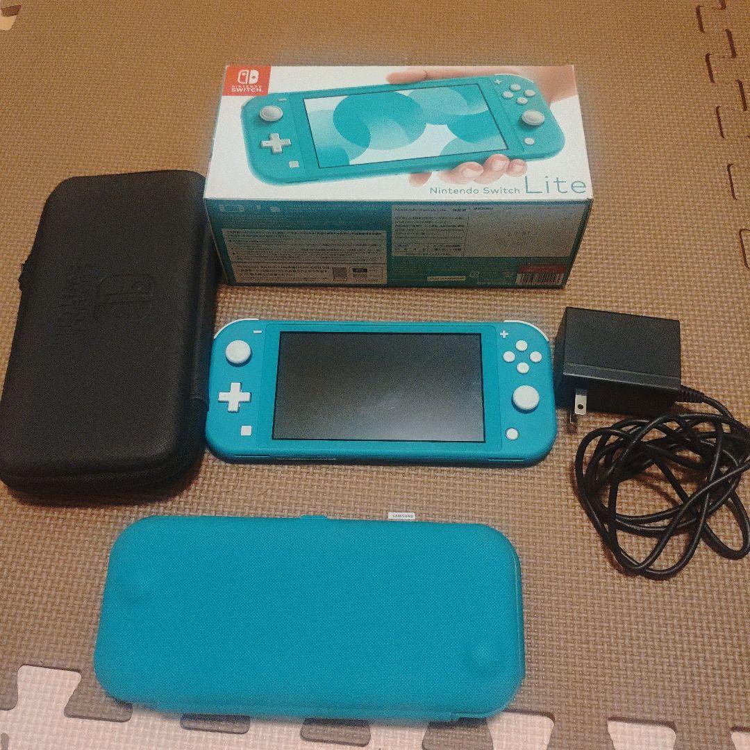 くろ　Nintendo Switch Lite ターコイズ 本体　超美品