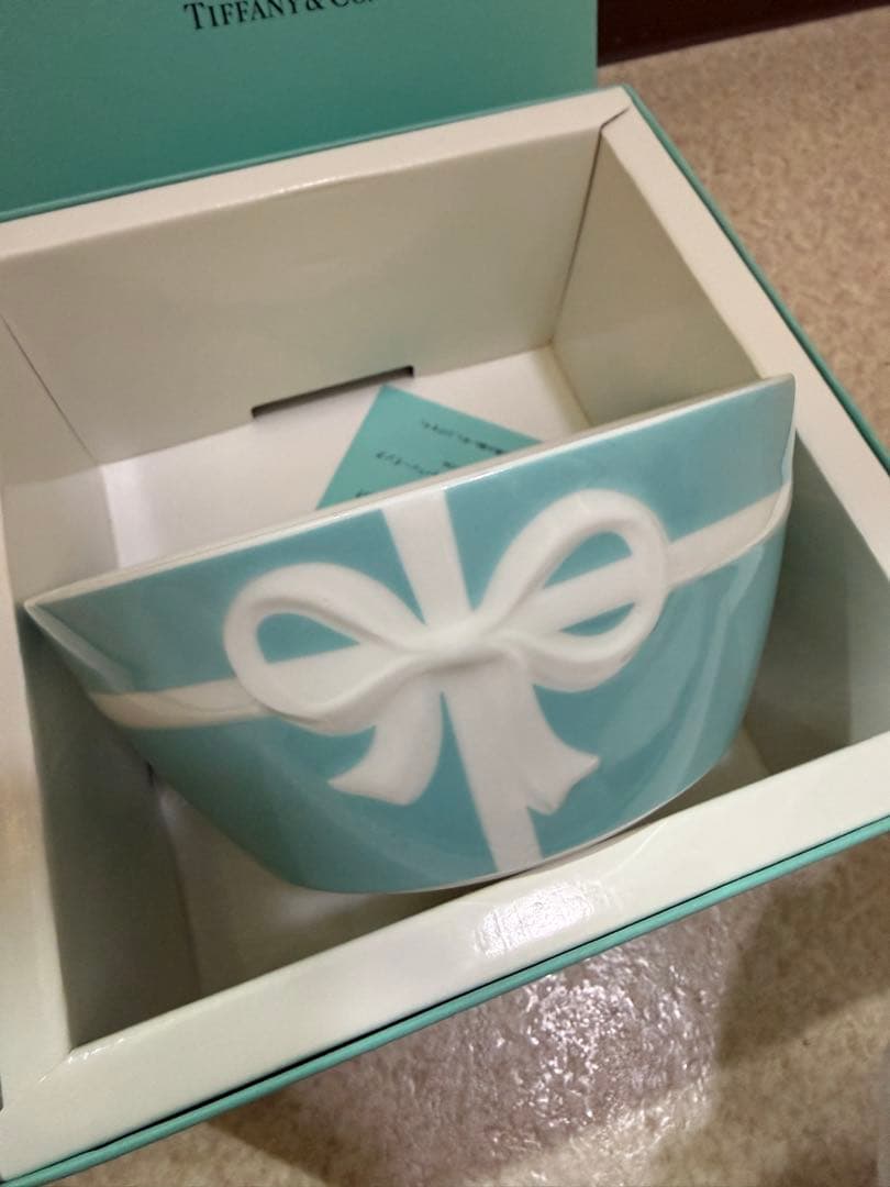 新品　ティファニー ブルーリボン ボウル 2個セット