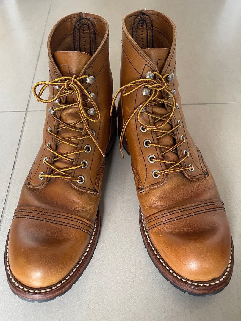 レッドウイング キャメル ブーツ アイアンレンジャー 8112 US9 1/2D