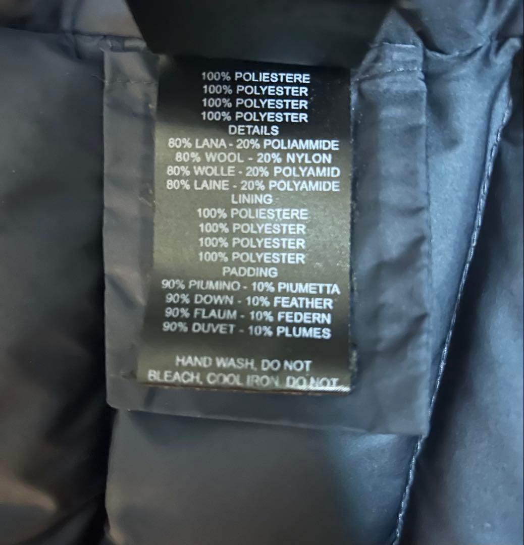 【ニコちゃん】Bark ダウン ニット ネイビー 44