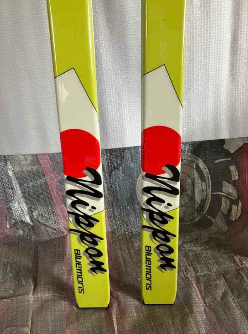 テレマークスキー板　ブルーモリス 八甲田　185㎝　ビンディング付き