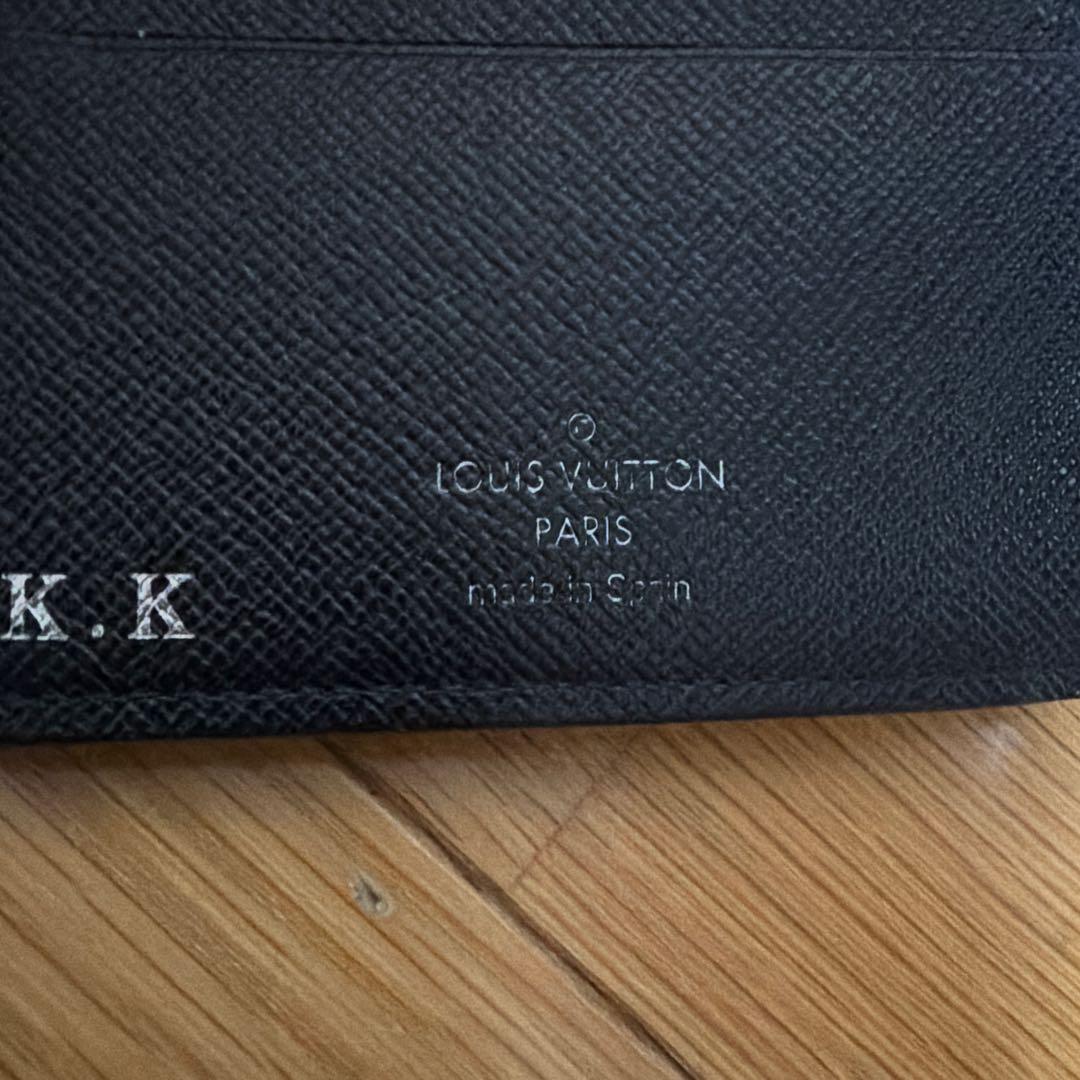 ルイヴィトン　二つ折り財布　ダミエ