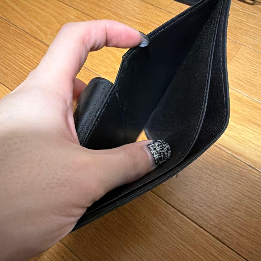 ルイヴィトン　二つ折り財布　ダミエ