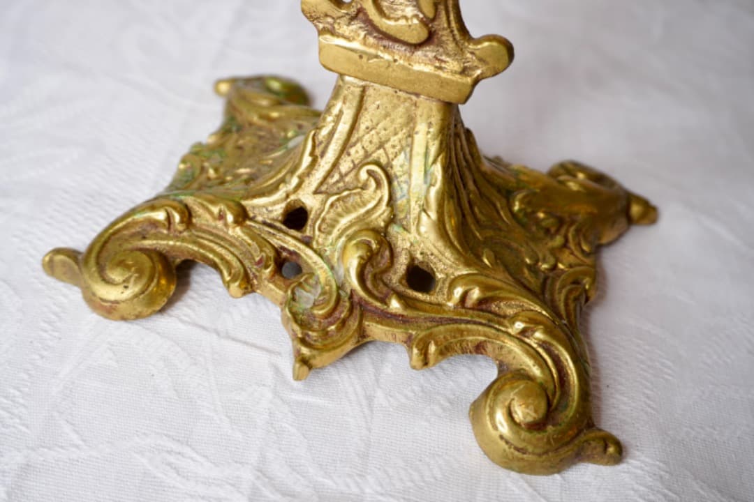 イタリア ヴィンテージ キャンドルスタンド 真鍮製